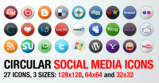 Free social media icons