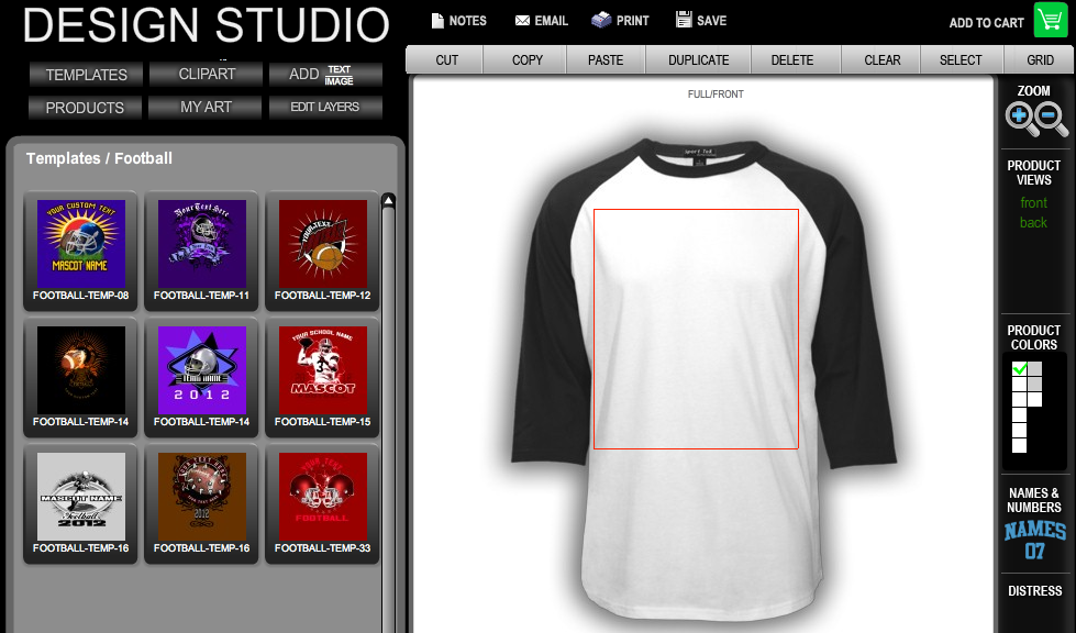 InkSoft Design Studio online t shirt design software