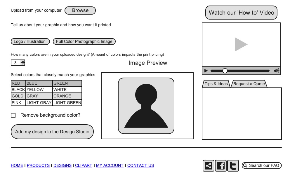 Inksoft image uploader