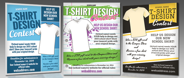 T-shirt Design Contest Flyers - ClassB® Custom Apparel and Products