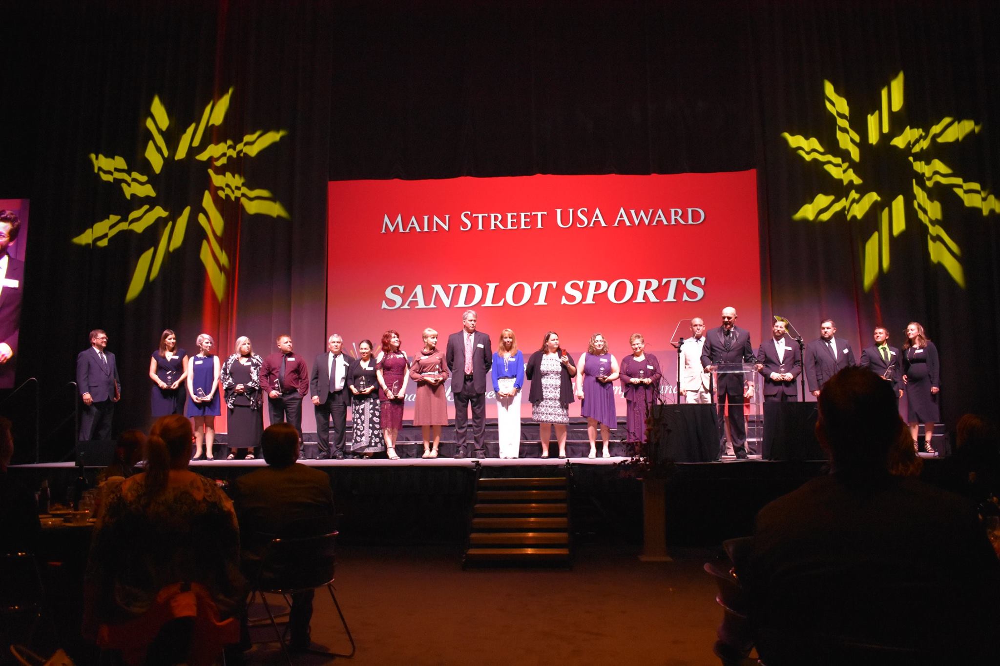 sandlot sports wins main street usa