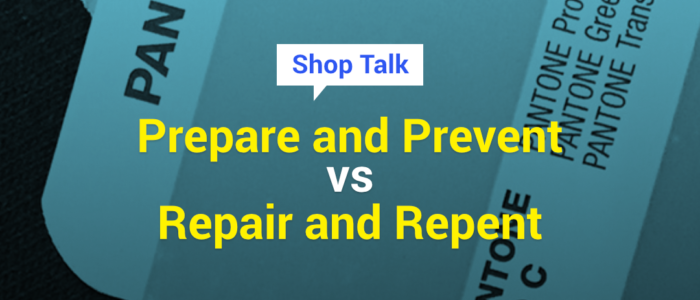 Prepare and Prevent vs Repair and Repent