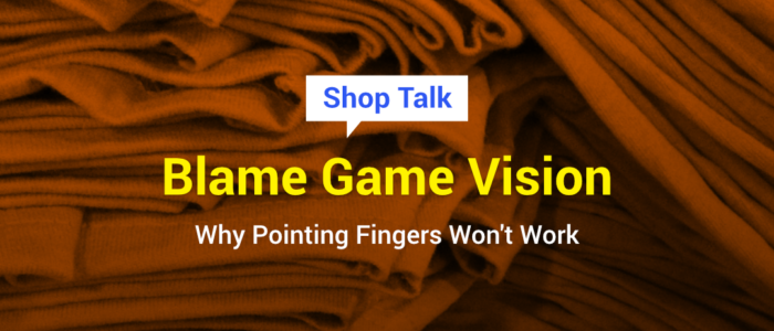 Blame Game Vision: Why Pointing Fingers Won't Work