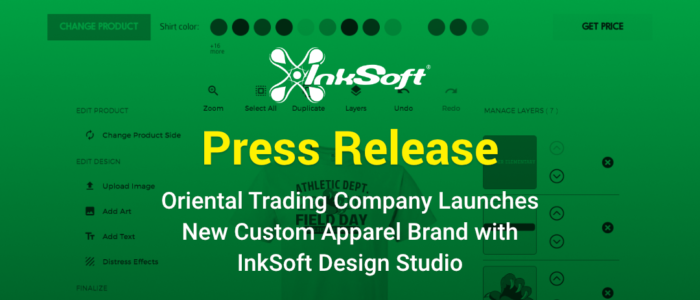 Oriental Trading Company Launches New Custom Apparel Brand with InkSoft Design Studio