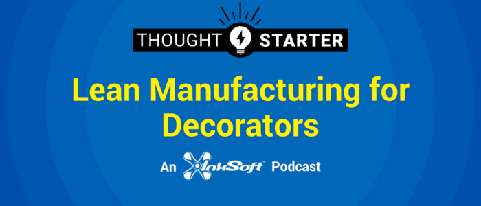 Lean manufacturing for decorators