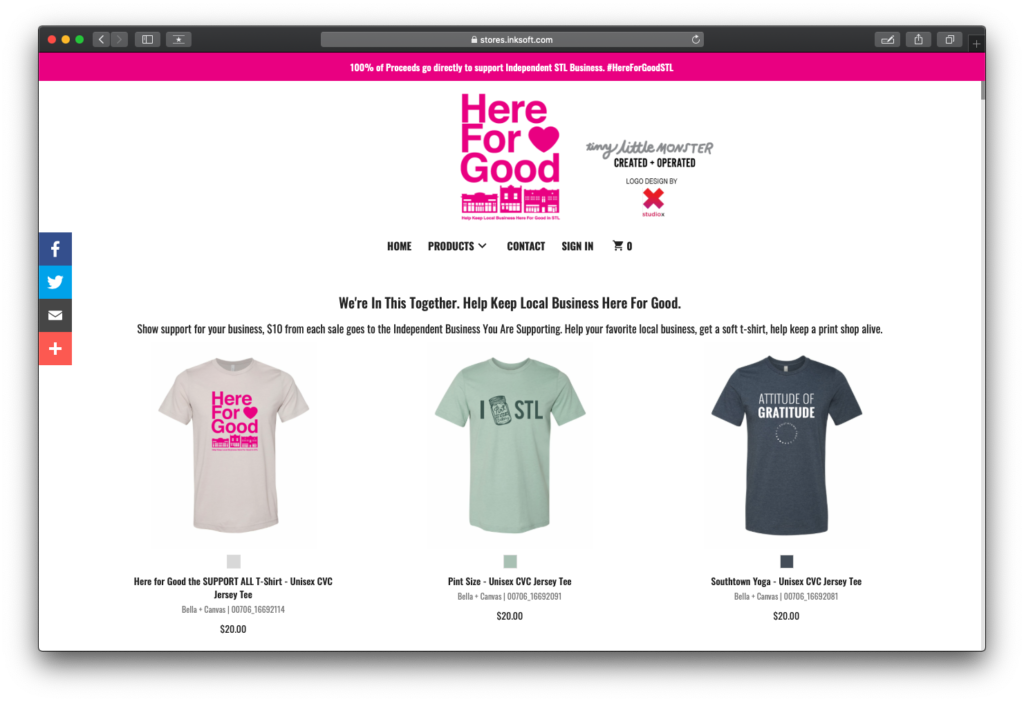 Online T-Shirt Fundraising Store Software
