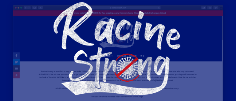 Racine Strong Online T-Shirt Fundraising Store