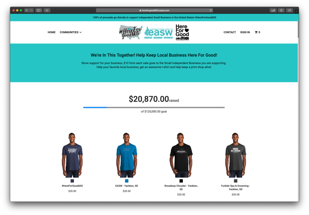 Online T-Shirt Fundraising Stores for Screen Printers
