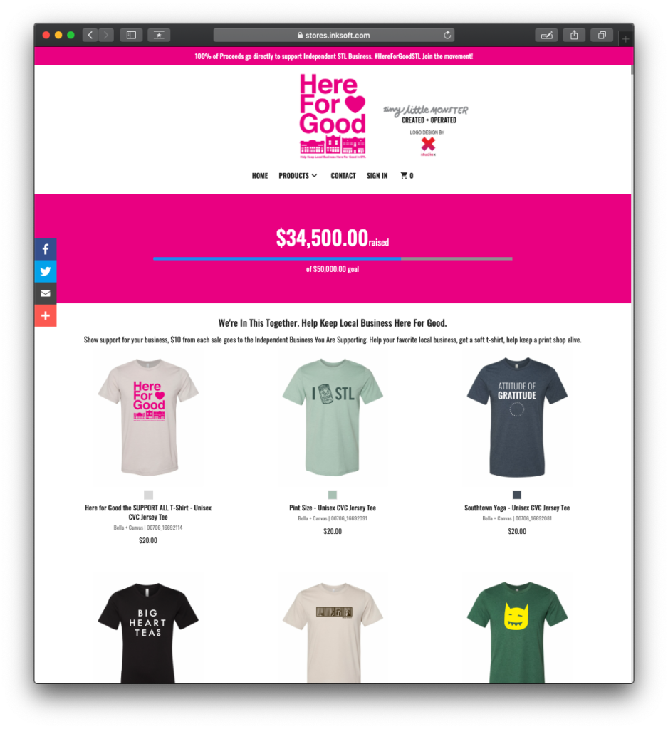 T-Shirt Fundraising Online Stores for Screen Printing Businesses