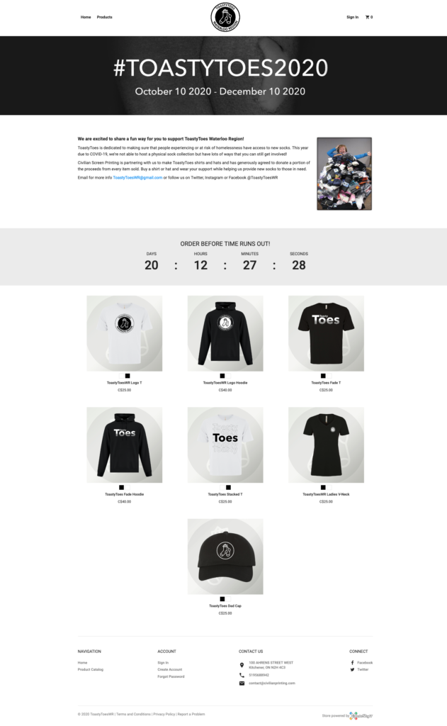 Online Fundraising Store