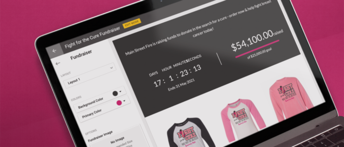 Online T-Shirt Fundraising Stores Software
