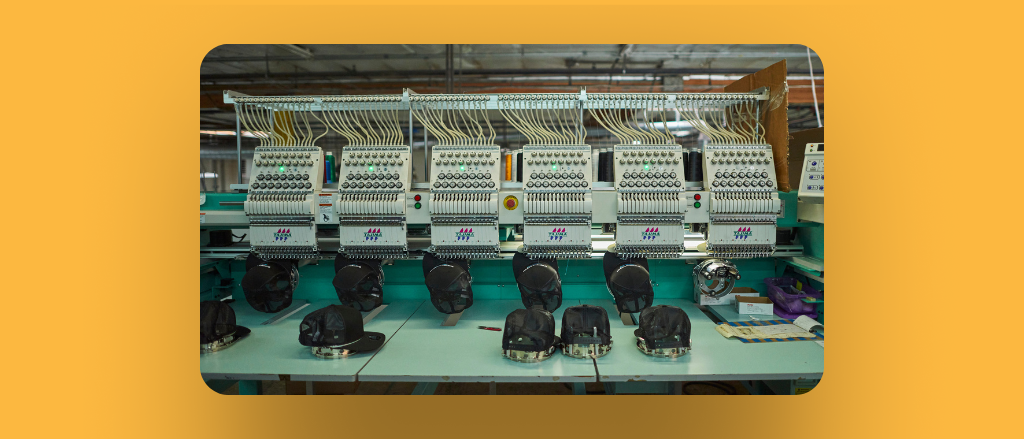 Multi-head embroidery machine